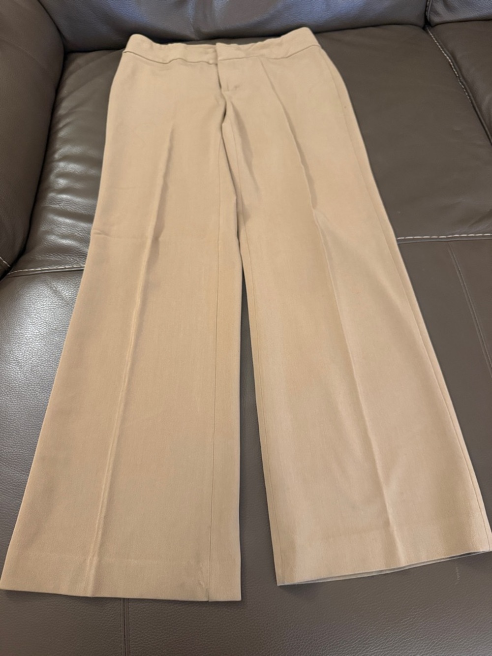 Banana Republic Women's Wide-Leg Trousers - Tan